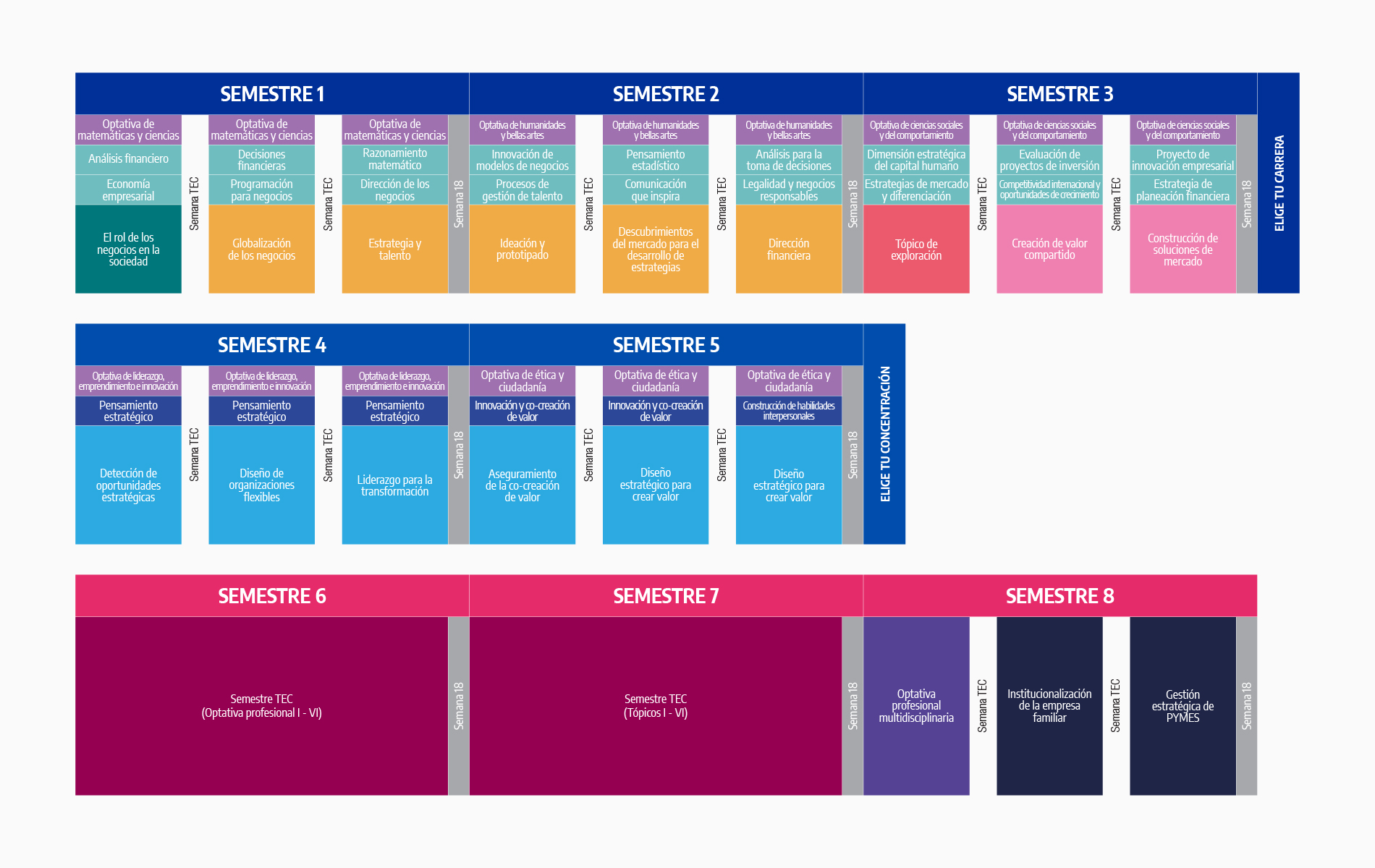 Plan de Estudio Licenciado en Estrategia y Transformación de Negocios