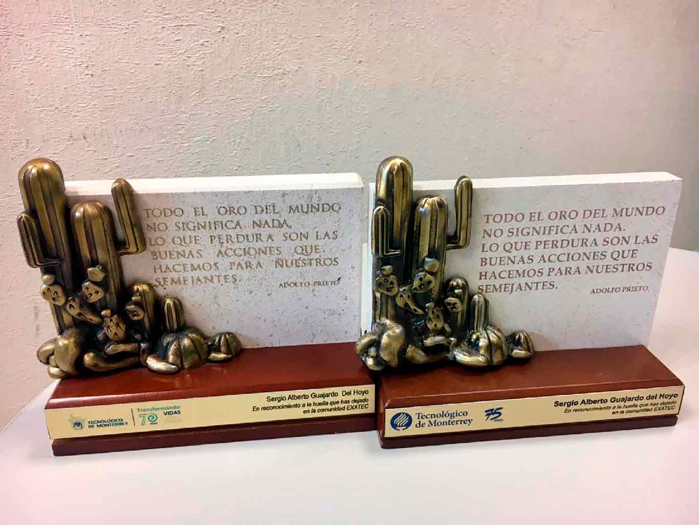Los dos premios nacionales otorgados al profesor Guajardo