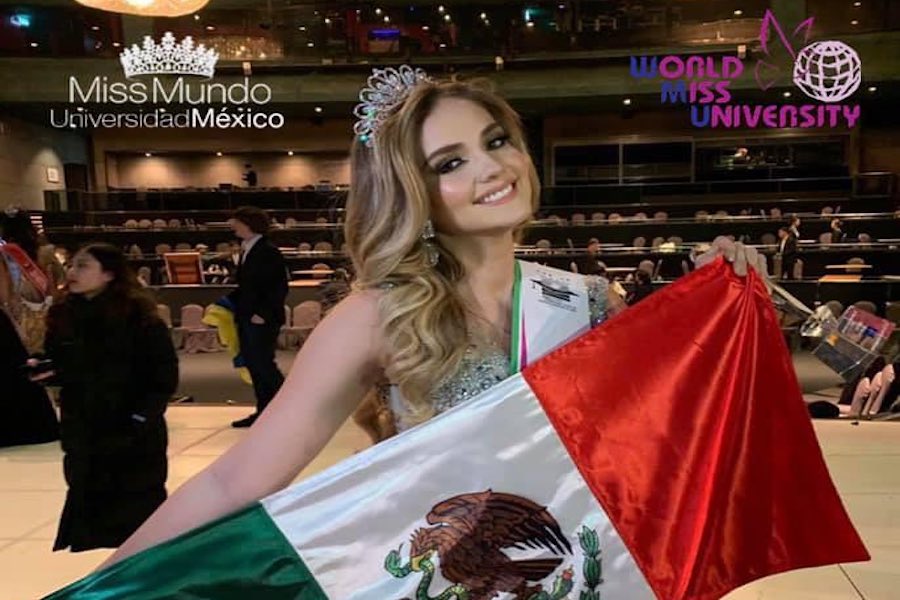 Michelle representando a México a nivel internacional