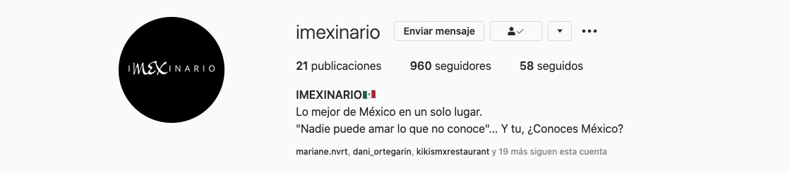 Perfil de @imexinario, blog de datos curiosos históricos de México