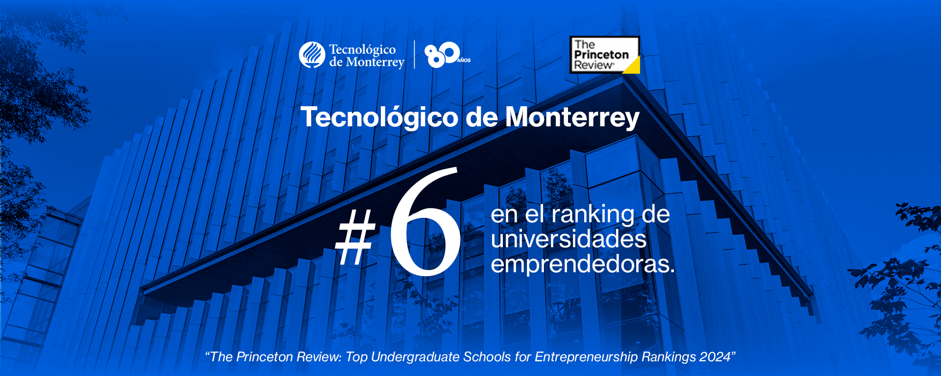 Ranking 2024 Tec de Monterrey Emprendimiento
