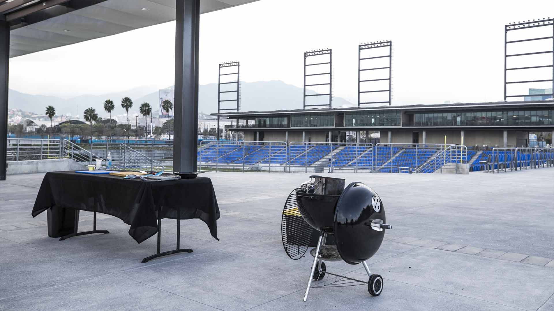 Estadio y parrilla