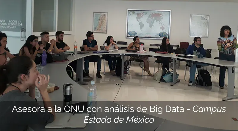 Asesora a la ONU con análisis de Big Data