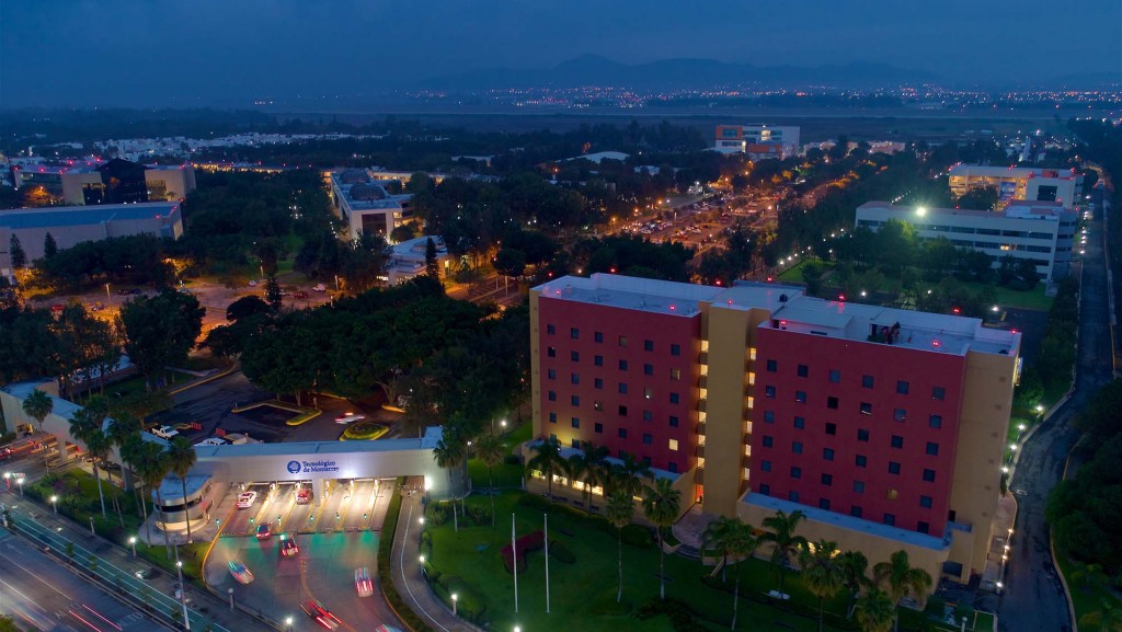 Vista área Universidad en Guadalajara
