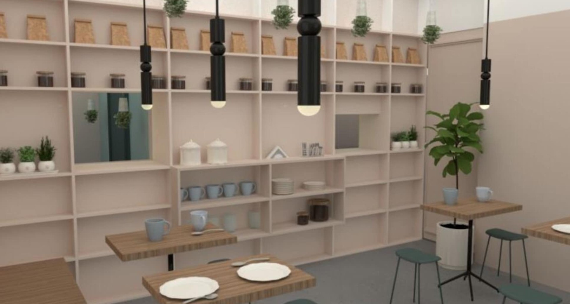 Alumnos de la Concentración de Arquitectura de Interiores rediseñan Café Fábula